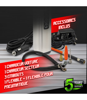 Compresseur - Compresseur rechargeable 12V accessoires - Const