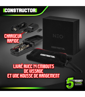 Visseuse - Tournevis rechargeable 4V lithium avec accessoires - 4.