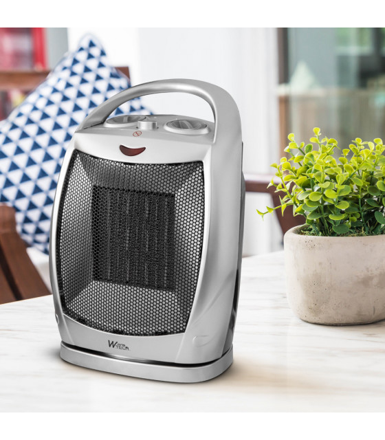 Chauffage - Radiateur céramique oscillant 1500W - Warm Tech