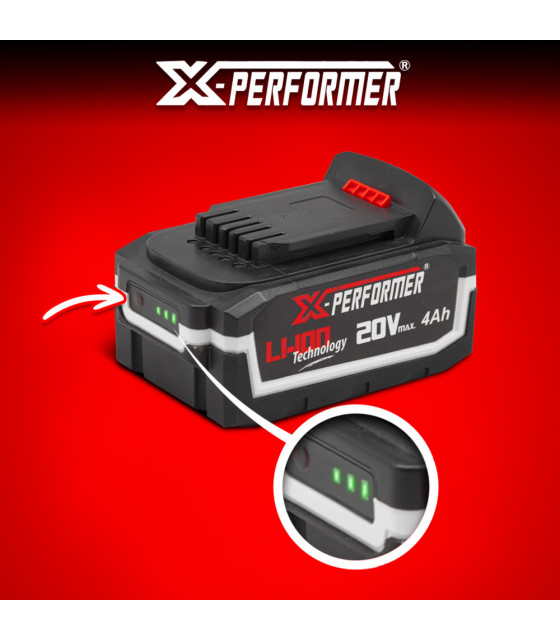 Batterie - Batterie lithium 20V - 4Ah - X Performer