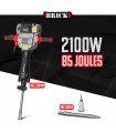 Marteau piqueur - Marteau piqueur PRO 2100W - 85 Joules avec coffret - Brick