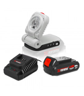 Eclairage - Lampe de chantier 20V max avec batterie 2Ah - X PERFORMER