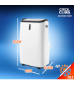 Climatiseur - Climatiseur mobile réversible chaud/froid 16000BTU 4.