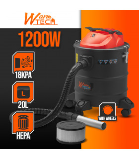 Vide cendres - Vide cendres 1200W 20L avec soufflerie fonction décolmatage et