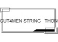 CUT4MEN STRING   THONG